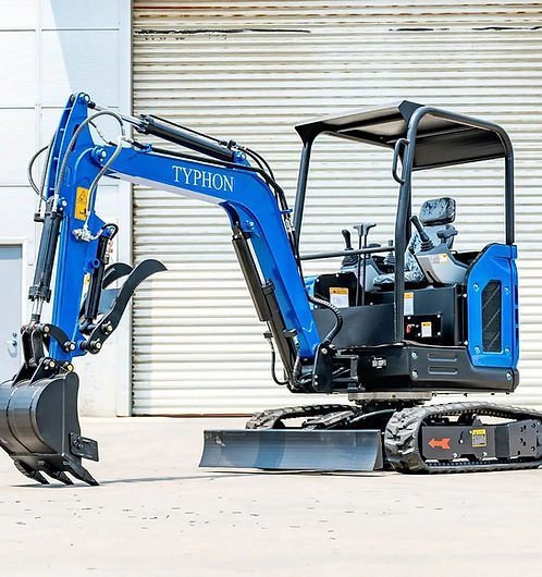 TYPHON TERROR X2 STORM Mini Excavator — Kubota V1505 - Image 9