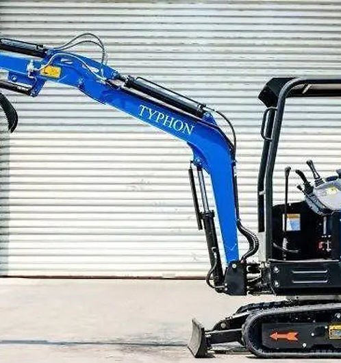 TYPHON TERROR X2 STORM Mini Excavator — Kubota V1505 - Image 7