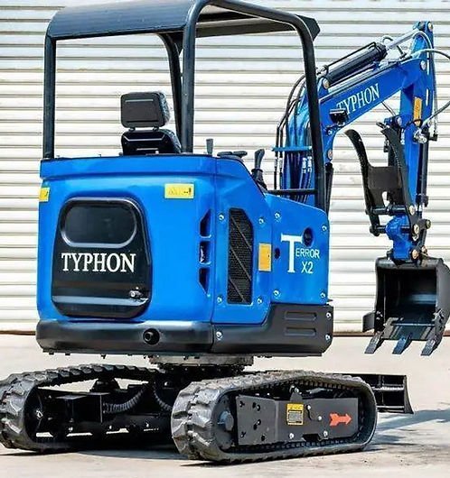 TYPHON TERROR X2 STORM Mini Excavator — Kubota V1505 - Image 4