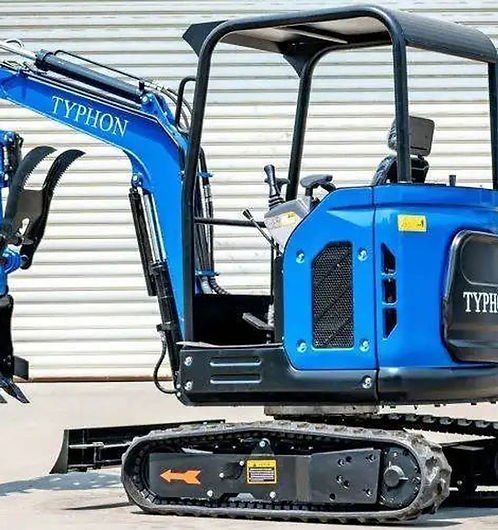 TYPHON TERROR X2 STORM Mini Excavator — Kubota V1505 - Image 5